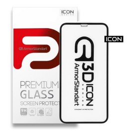 Захисне скло для смартфону Armorstandart Icon for Apple iPhone 11 Pro /XS/X Black, 0.33mm, 3D (ARM55720-GI3D-BK)