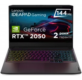 Ноутбук ігровий Lenovo IdeaPad Gaming 3 15ACH6 (82K202B9RA) Shadow Black