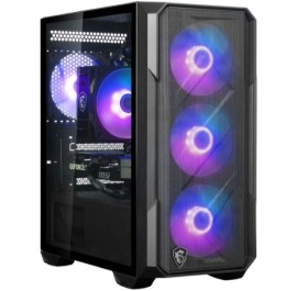Системний блок Dragon Lucky Shadow Powered_by MSI (RTX5070+R5 7500F) Black