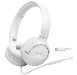 Навушники накладні дротові JBL Tune 520C USB-C White (JBLT520CWHT)