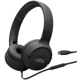 Навушники накладні дротові JBL Tune 520C USB-C Black (JBLT520CBLK)