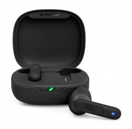 Навушники вкладиші бездротові TWS JBL Wave Flex Black (JBLWFLEXBLK)