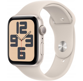 Смарт-годинник Apple Watch SE GPS 44mm Starlight Aluminium Case with Starlight Sport Band - S/M