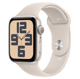 Смарт-годинник Apple Watch SE GPS 44mm Starlight Aluminium Case with Starlight Sport Band - M/L