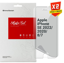 Захисна плівка для смартфону Armorstandart Clear + Matte for Apple iPhone SE 2022/2020/8/7 (ARM66859)
