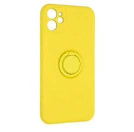 Чохол для смартфону Armorstandart Icon Ring for Apple iPhone 11 Yellow (ARM68645)