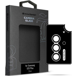 Захисне скло для смартфону Armorstandart для камери Supreme Black Icon for Samsung S25 Plus Clear (ARM83221)