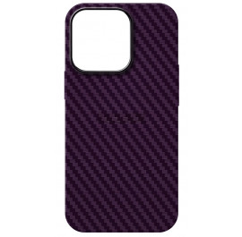 Чохол для смартфону Armorstandart LikeCarbon MagCase for Apple iPhone 14 Pro Purple (ARM69204)