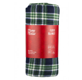 Плед односпальний Ardesto Fleece 130x160 см клітинка зелений (ART0718PB)