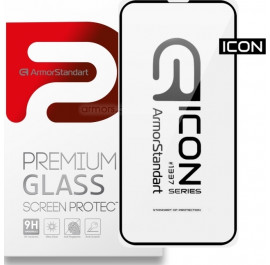 Захисне скло для смартфона Armorstandart Icon 3D for Apple iPhone 13 Pro/13/14 Black (ARM60001)