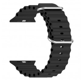 Ремінець для смарт-годинника Armorstandart Ocean Band for Apple Watch All Series 42/44/45/49mm Black (ARM74244)