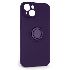 Чохол для смартфону Armorstandart Icon Ring for Apple iPhone 14 Dark Purple (ARM68690)