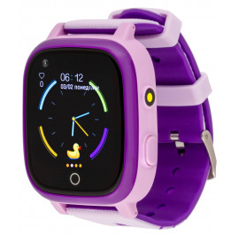 Дитячий годинник AmiGo GO005 4G WIFI Thermometer Purple
