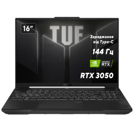 Ноутбук ігровий Asus TUF Gaming F16 FX607VJ-RL033 Mecha Gray