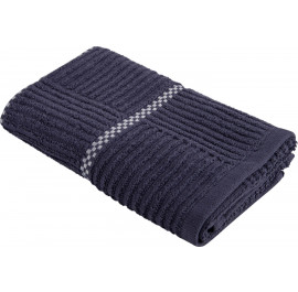 Рушник для рук Aisha шашечка темно-синій 30х50 (4820190498366)