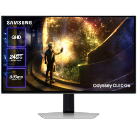 Монітор ігровий Samsung Odyssey OLED G6 (LS27DG612SIXCI/UA)