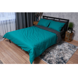 Комплект постільної білизни Moon&Star Бязь Gold Люкс Gray Green 143х210 (MS-820002700)