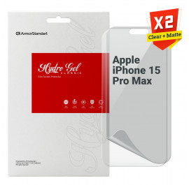Захисна плівка для смартфону Armorstandart Clear + Matte for Apple iPhone 15 Pro Max (ARM80697)