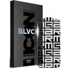 Захисне скло для смартфону Armorstandart Infinity Black Icon 2.75D for Apple iPhone 15 (ARM73955)