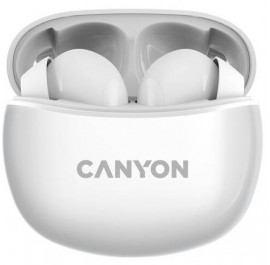 Навушники вкладиші бездротові TWS Canyon TWS-5 (CNS-TWS5W) White