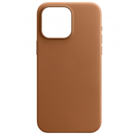 Чохол для смартфону Armorstandart FAKE Leather Case for Apple iPhone 15 Pro Max Light Coffee (ARM76306)