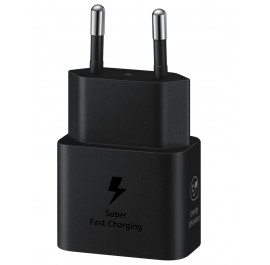 Мережевий зарядний пристрій Samsung 25W Power Adapter (w/o Cable) Black (EP-T2510NBEGEU)