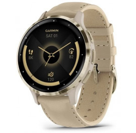 Смарт-годинник Garmin Venu 3S Fr. Gray + Soft Gold (010-02785-55)