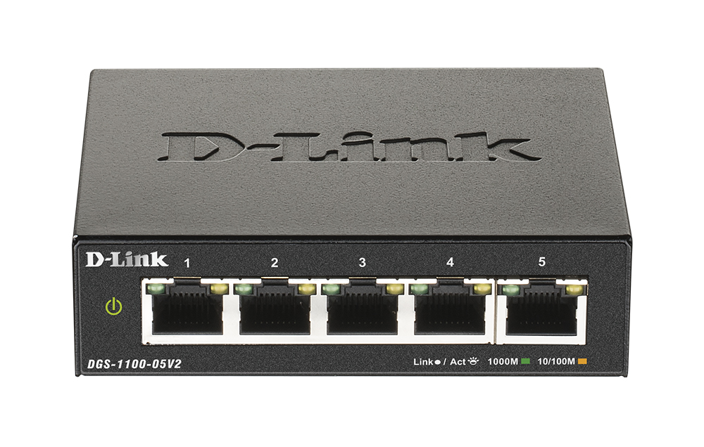 Коммутатор локальной сети (Switch) D-Link DGS-1100-05V2 - Фото 1