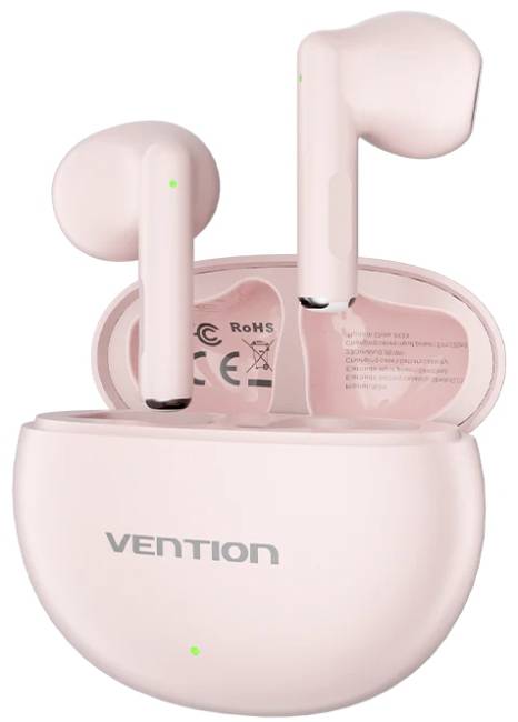 Наушники вкладыши беспроводные TWS Vention Elf Earbuds E06 Pink (NBKP0) - Фото 1