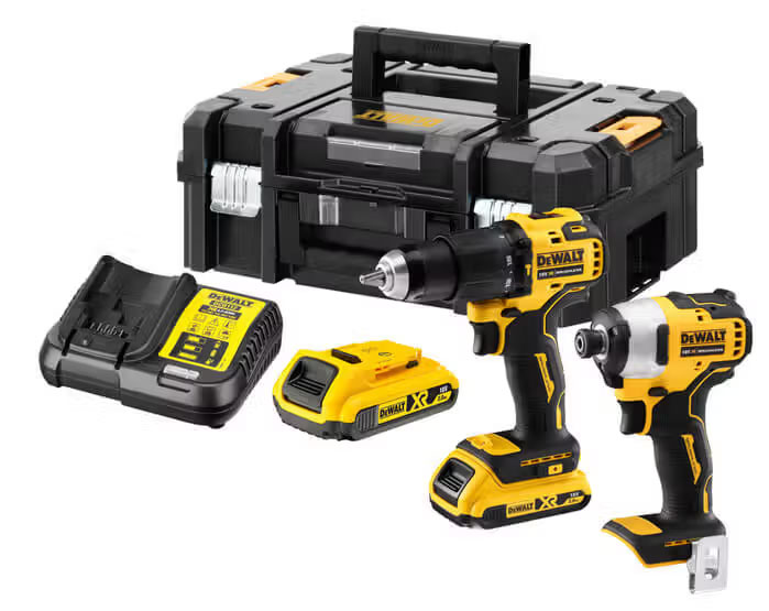 Набор электроинструментов DeWALT 18 В XR Li-lon 2 Аг (DCK2062D2T) - Фото 1