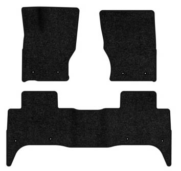 Коврики ворсовые в салон авто EVAtech Standard для Land Rover Range Rover Sport (L494) 2013-2022 2 поколение SUV EU черный кант (LR33640ZD3LA8VEB) - Фото 1