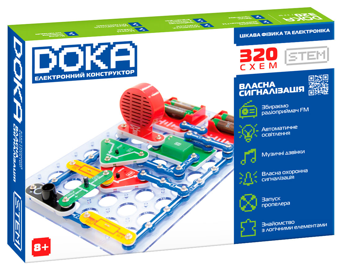 Электронный конструктор DOKA 320 СХЕМ (D70707) - Фото 1