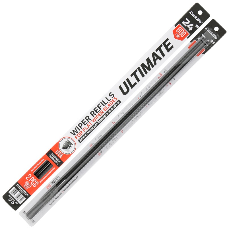 Змінна гумка для щітка склоочисника CarLife 24/600мм (9421/U600) - Фото 1