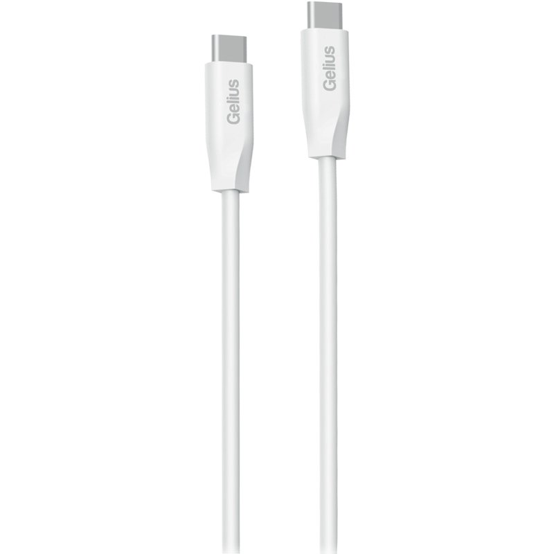 Кабель синхронизации данных Gelius One GP-UCN012 Type-C to Type-C 3A 60W (1m) White (100084) - Фото 1
