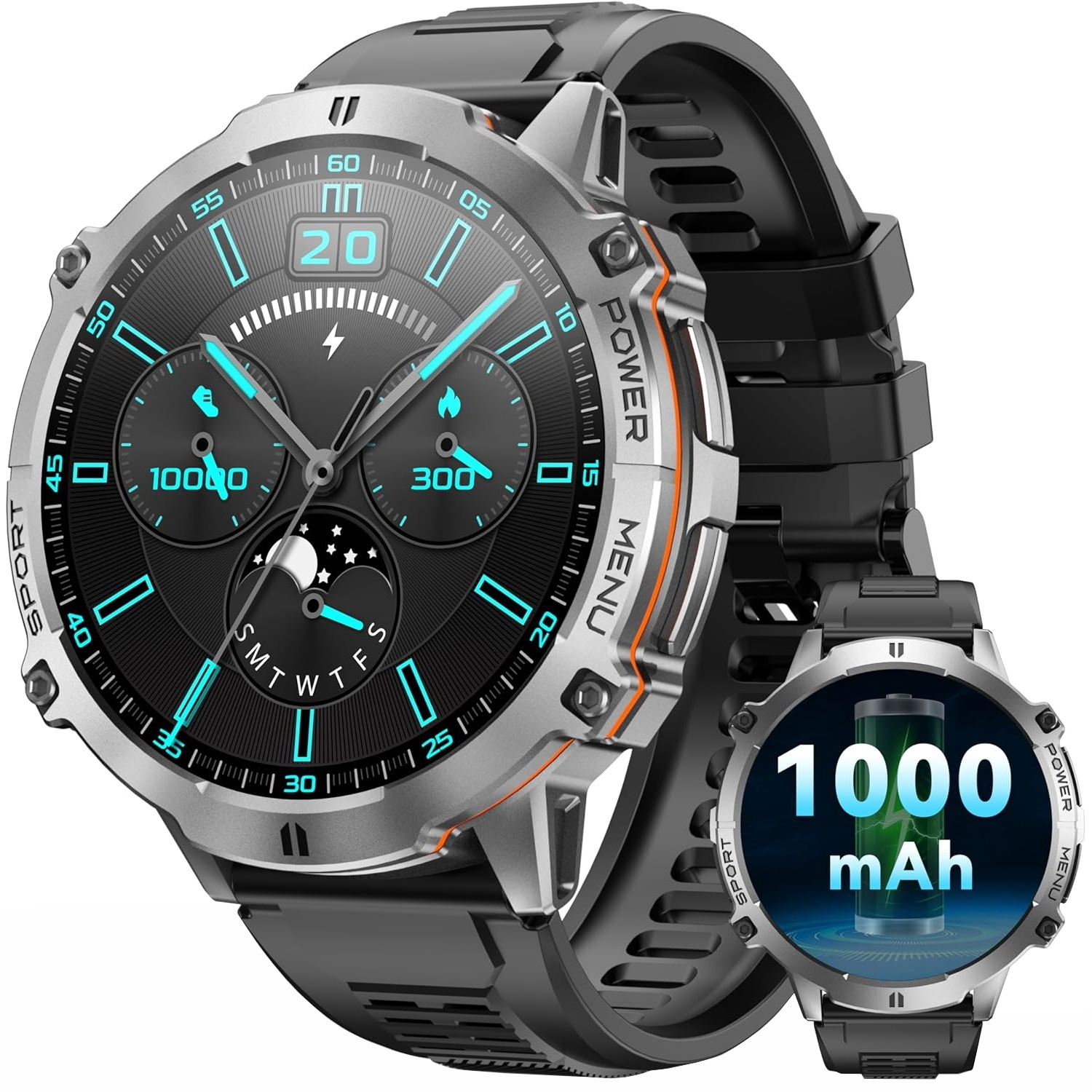 Смарт-годинник OUKITEL BT13 Black - Фото 1