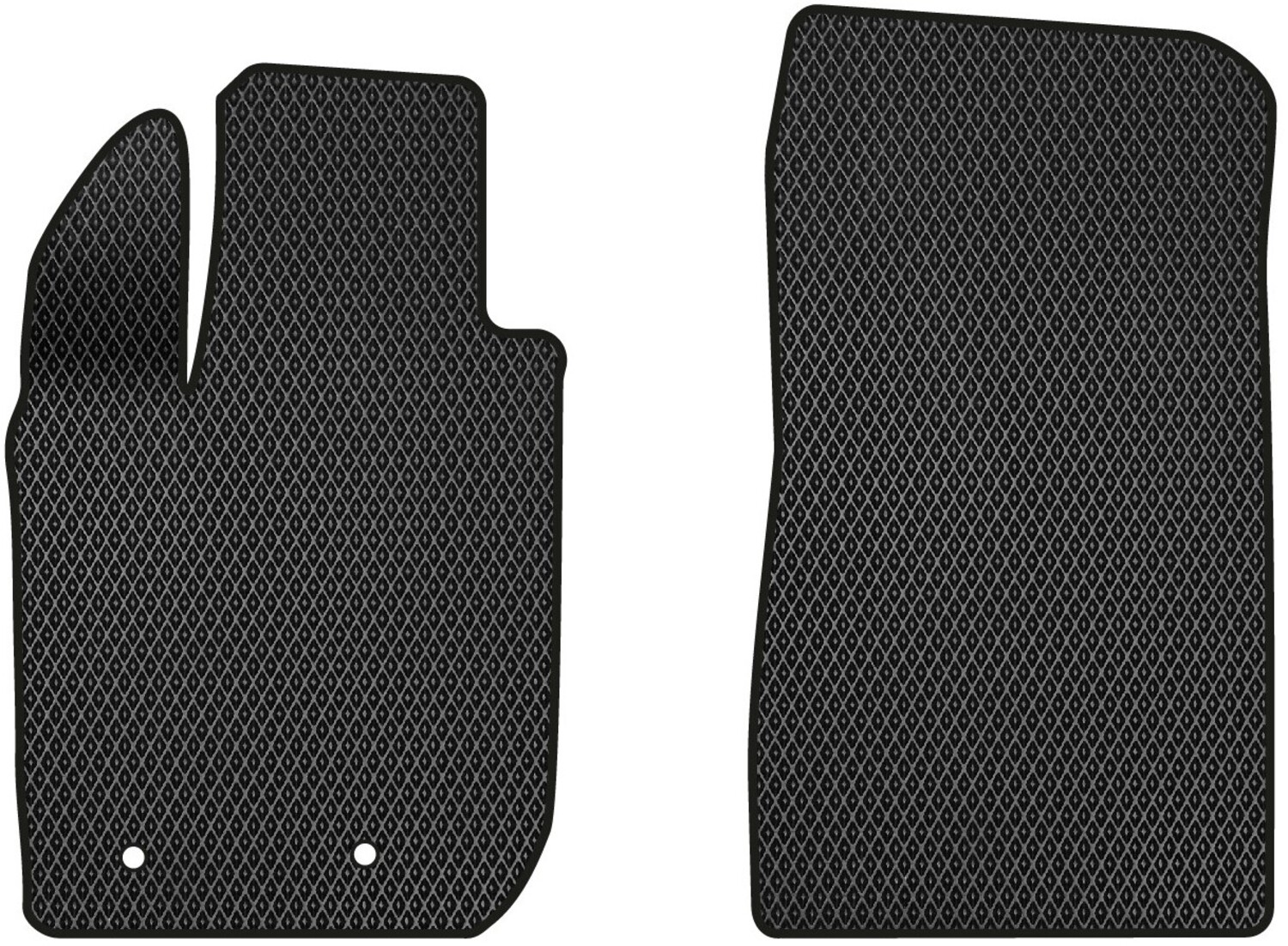 EVA коврики в салон авто передние EVAtech для Duster (HM) AT Dacia 2018 2 поколение SUV EU DA13467A2RD2RBB - Фото 1