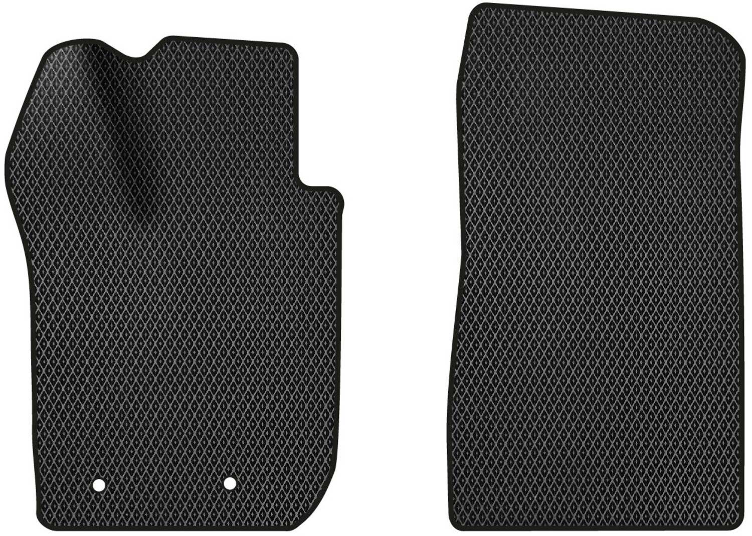 EVA коврики в салон авто передние EVAtech для Duster (HM) AT Dacia 2018 2 поколение SUV EU DA13467AD2RD2RBB - Фото 1