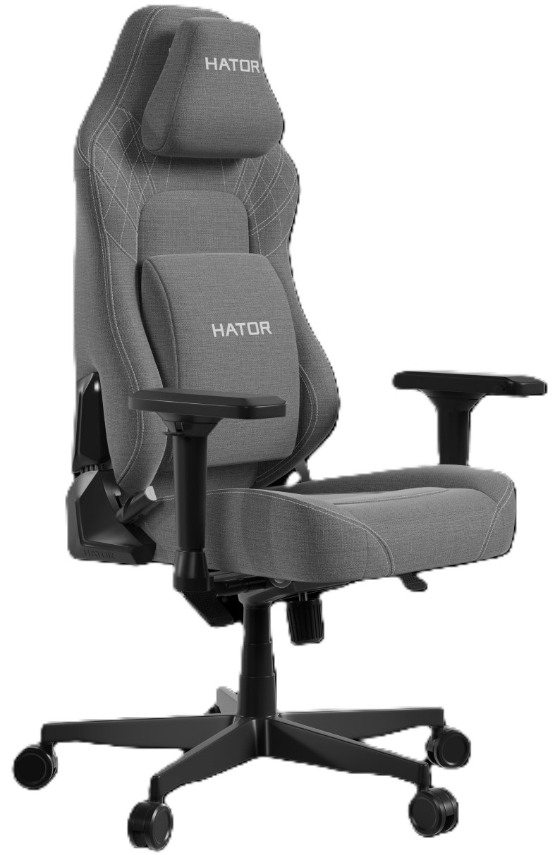 Кресло для геймеров Hator Darkside 3L PRO Fabric (HTC3216L) Grey - Фото 1
