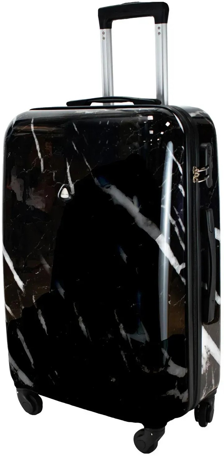 Валіза Semi Line 24" (M) Black Marble (T5730-2) - Фото 1