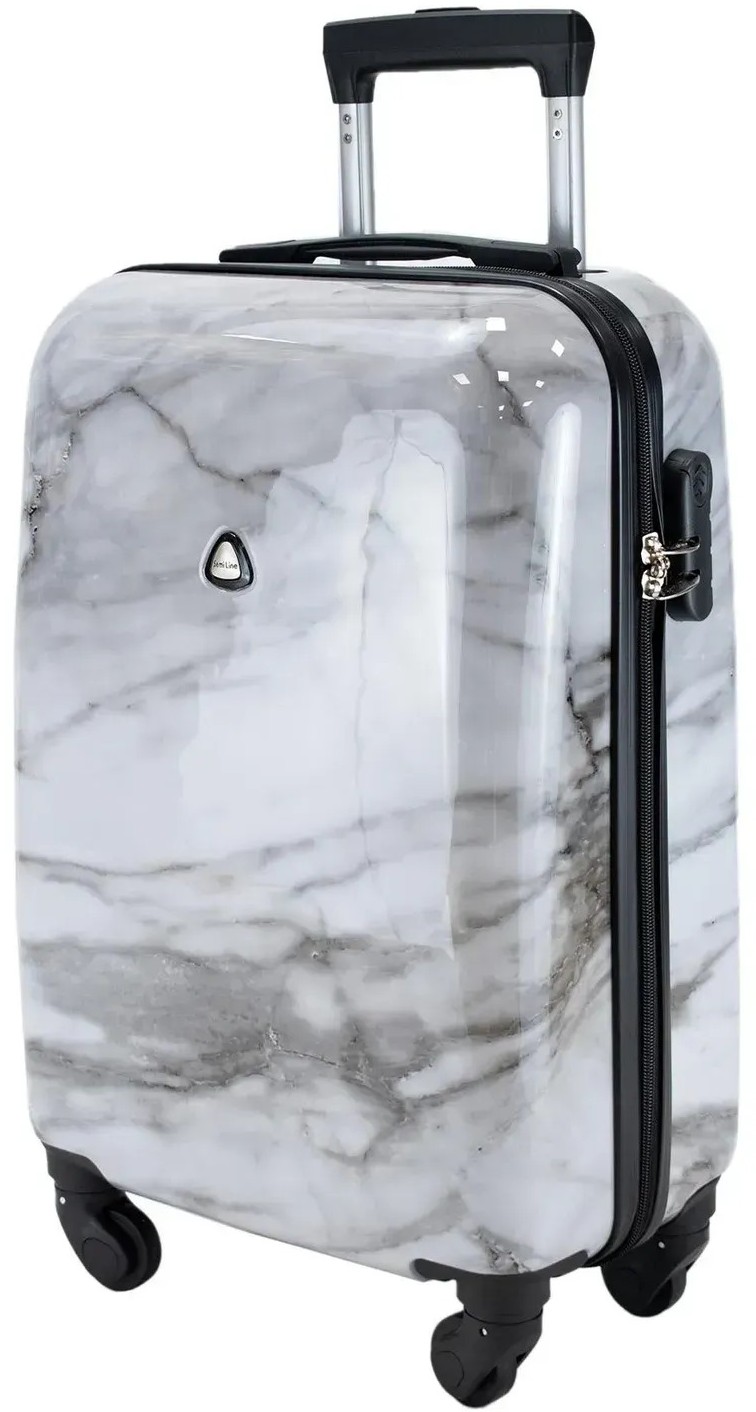 Валіза Semi Line 20" (S) White Marble (T5731-1) - Фото 1