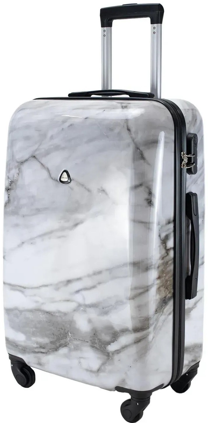 Валіза Semi Line 28" (L) White Marble (T5731-3) - Фото 1