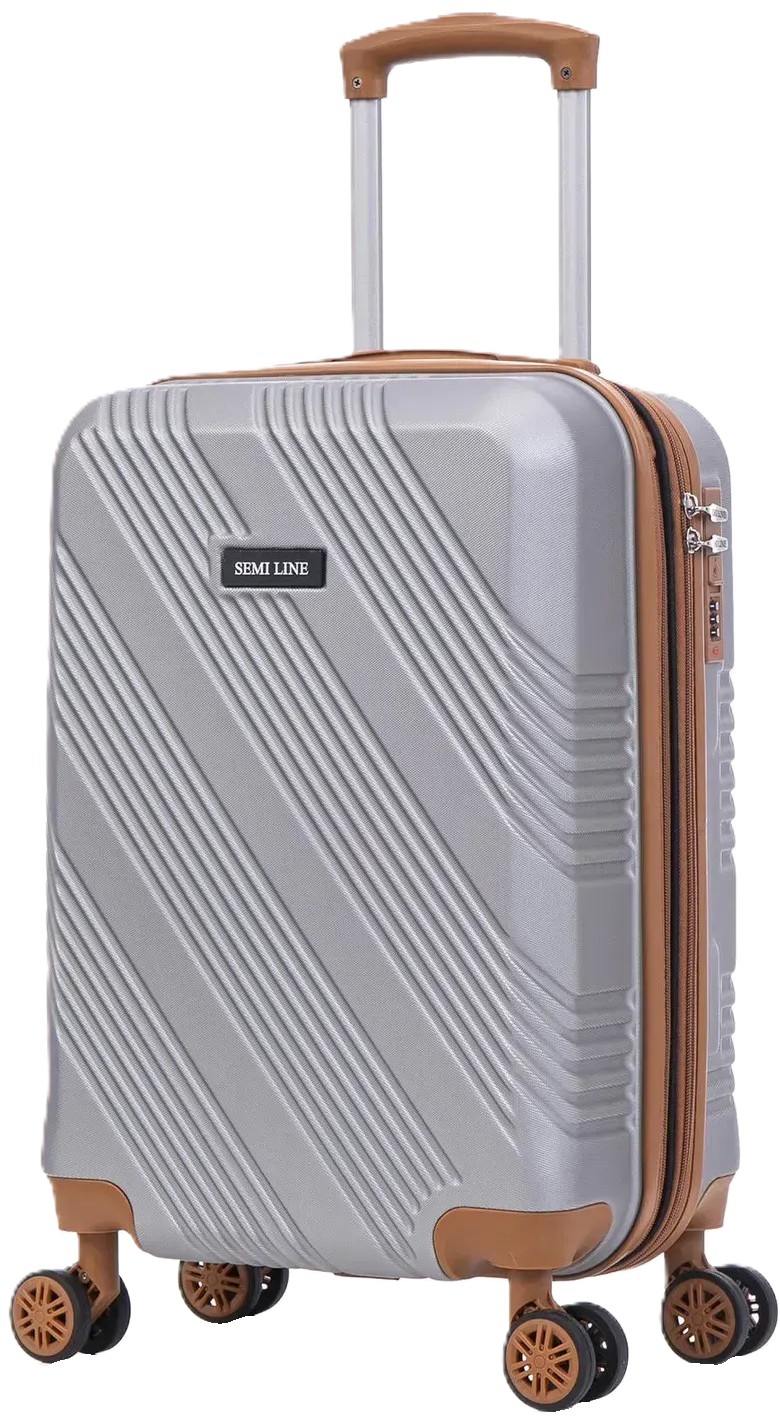 Валіза Semi Line 20" (S) Light Grey (T5849-1) - Фото 1