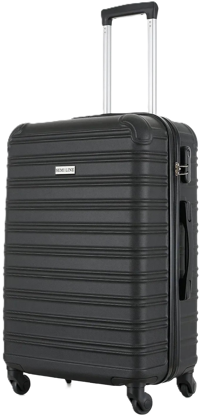 Валіза Semi Line 24" (M) Black (T5953-2) - Фото 1