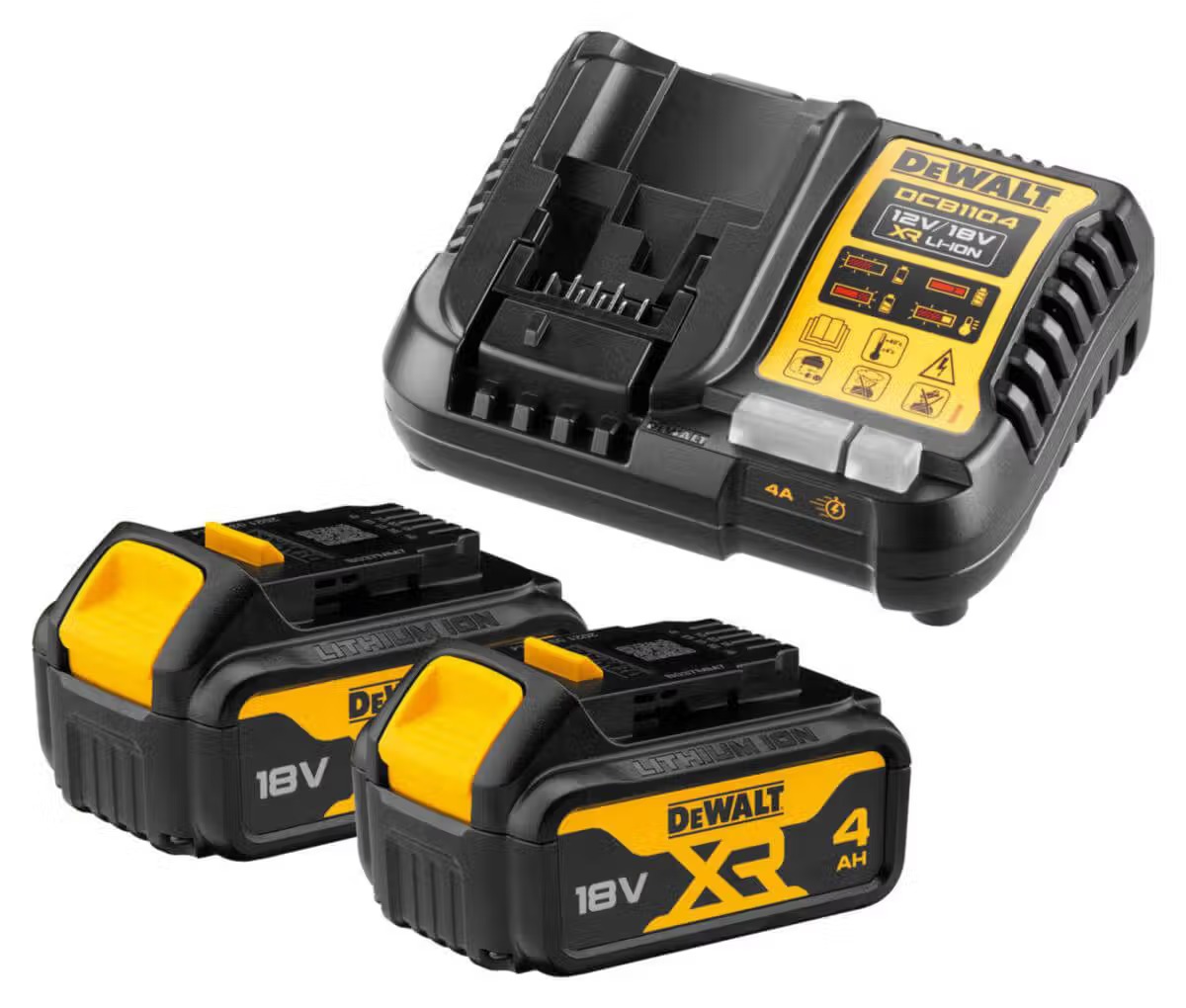 З/У к аккумуляторной батарее для электроинструментов DeWALT 10,8 В/12 В/18 В/54 В (DCB1104M2) - Фото 1