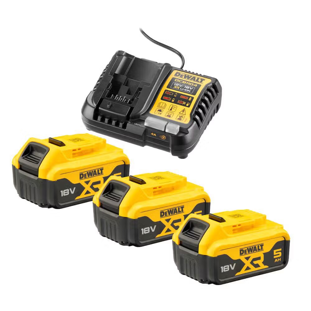 З/У к аккумуляторной батарее для электроинструментов DeWALT 10,8 В/12 В/18 В/54 В (DCB1104P3) - Фото 1