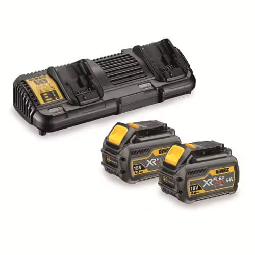 З/У к аккумуляторной батарее для электроинструментов DeWALT 10.8В,14.4В,18В,54В (DCB132T2) - Фото 1