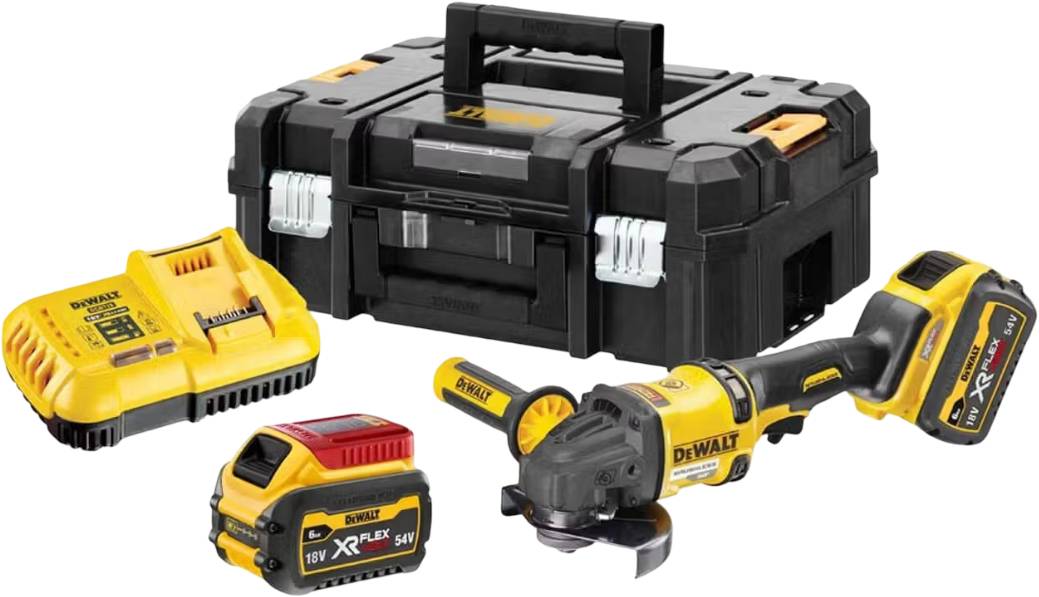 Болгарка DeWALT XR FLEXVOLT 54 B (DCG418T2) - Фото 1