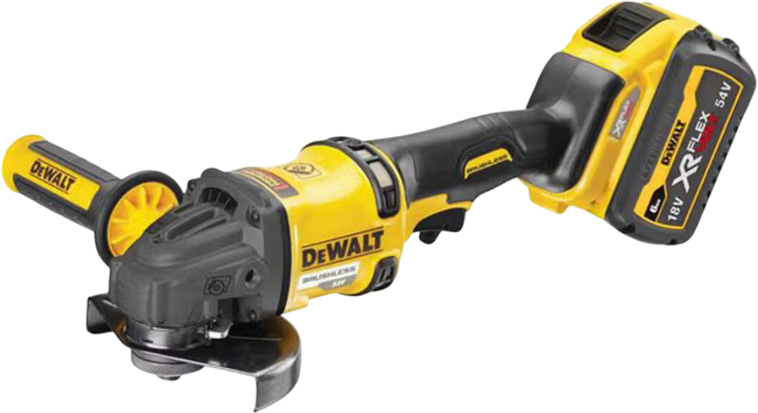 Купить Болгарка DeWALT XR FLEXVOLT 54 B (DCG418T2) - Фото 1 Болгарка DeWALT XR FLEXVOLT 54 B (DCG418T2) - Фото 1