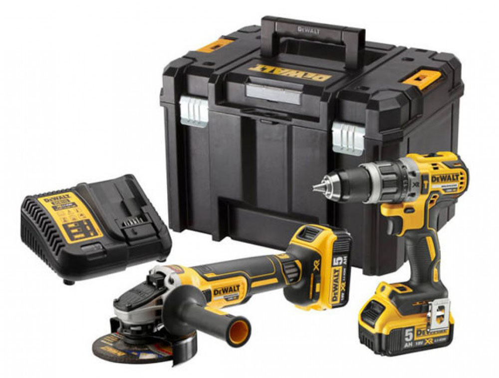 Набор электроинструментов DeWALT 18 В XR Li-lon 5 Аг (DCK2080P2T) - Фото 1