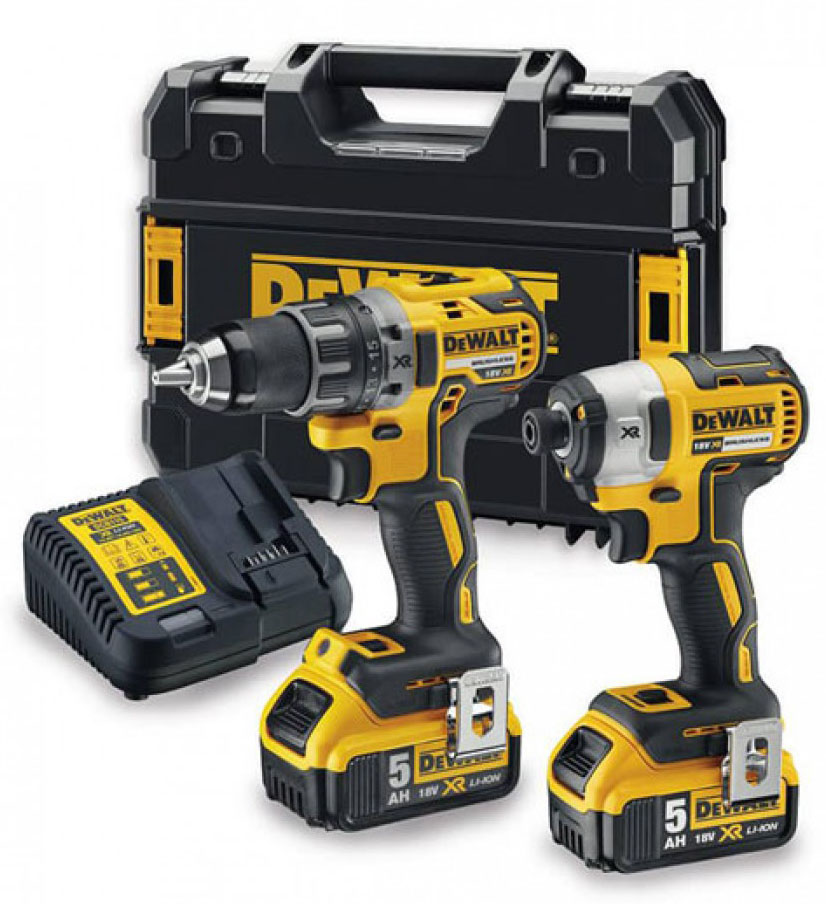 Набор электроинструментов DeWALT 18 В XR Li-lon 5 Аг (DCK268P2T) - Фото 1